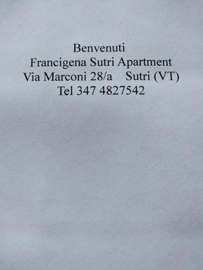 Francigena Sutri Apartment Con Posto Auto Riservato E Coperto מראה חיצוני תמונה